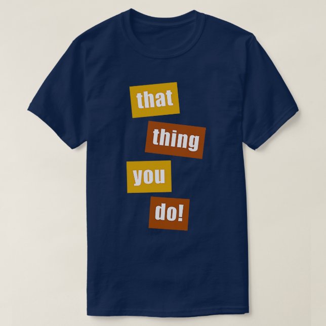 Camiseta TTYD Orange Brown (Diseño del anverso)
