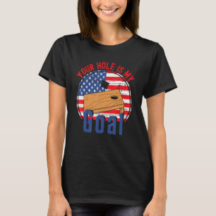 Camiseta Tu Agujero Es Mi Gol De La Bandera Americana