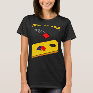 Camiseta Tu Agujero Es Mi Meta Cornhole Equipo Bean Bag Sac