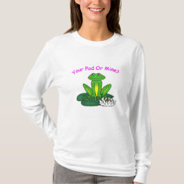 Camiseta Tu Almohadilla o la Mía - Manga Larga Blanca de Mu