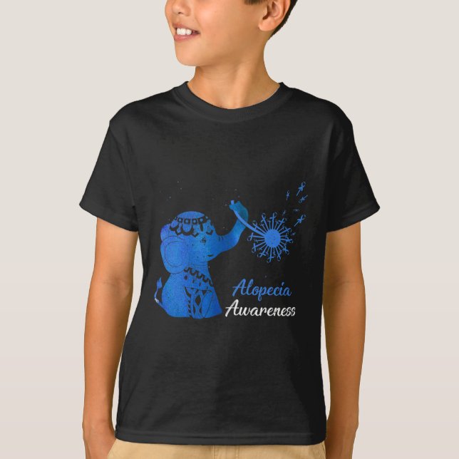 Camiseta Tu Alopecia Mes de Conciencia Costume Dandelion El (Anverso)