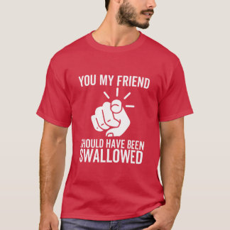 Camiseta Tu Amigo Debería Haber Sido Engañado divertido