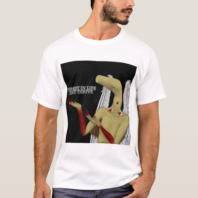 Camiseta Tu ángel de la guarda da palabras de aliento (Anverso)