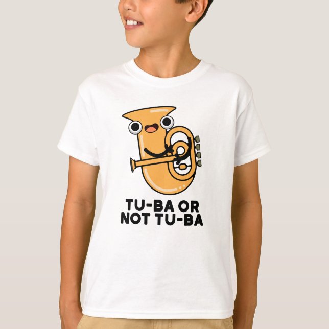 Camiseta Tu-ba O No Tu-ba Funny Shakespeare Tuba Pun (Anverso)