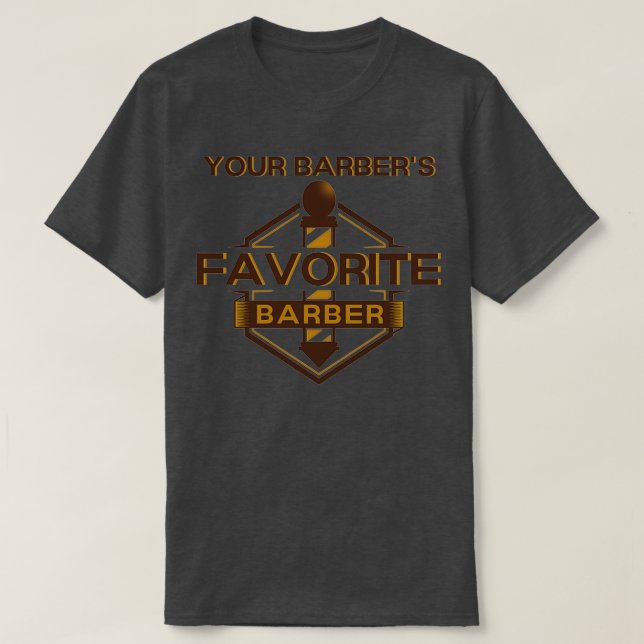 Camiseta Tu barbero favorito Barber (Diseño del anverso)