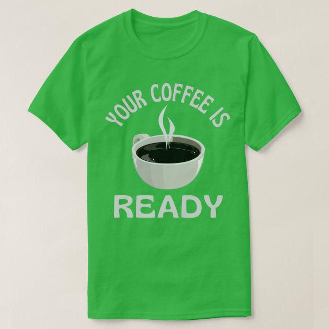 Camiseta Tu Café Es Esencial (Diseño del anverso)