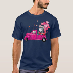 Camiseta tu camión lindo gato día de San Valentín disfraz n