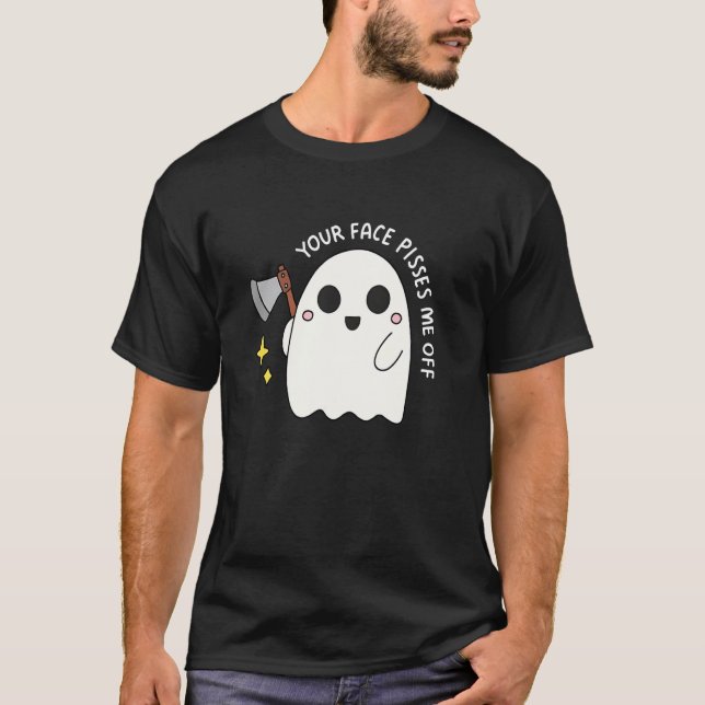 Camiseta tu cara me da asco (Anverso)