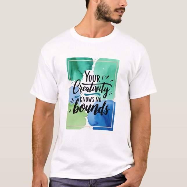 Camiseta Tu creatividad no tiene límites (Anverso)