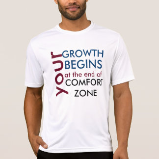 Camiseta Tu crecimiento empieza fuera de tu zona de comfort