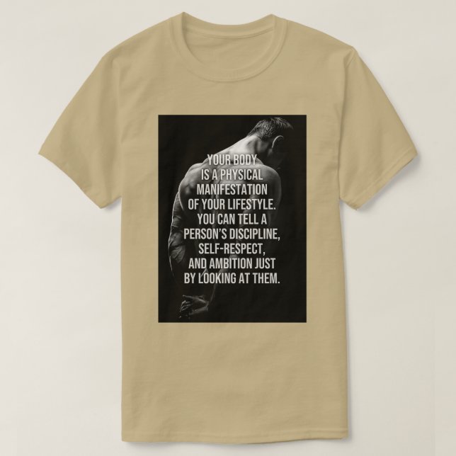 Camiseta Tu Cuerpo Es Una Manifestación De Tu Estilo De Vid (Diseño del anverso)