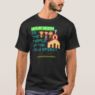 Camiseta Tu cuerpo fue el templo del santo espíritu dentro