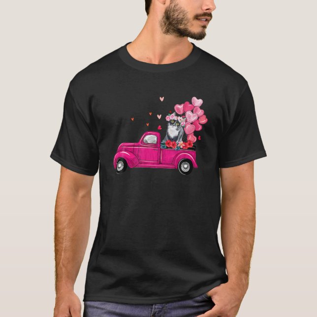Camiseta Tu Cute Camión Día de San Valentín Chica de disfra (Anverso)