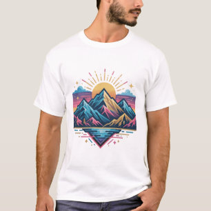 Camiseta Tu diseño moderno y trendy de onda