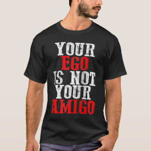 Camiseta Tu Ego No Es Tu Béisbol Amigo Raglan