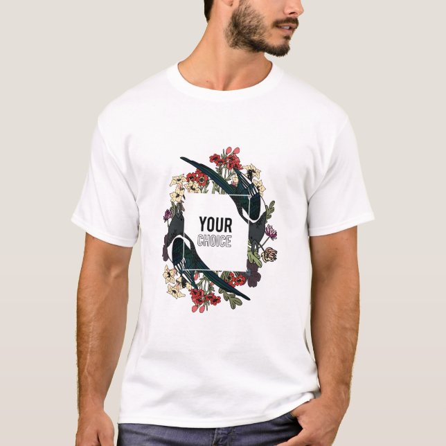 Camiseta tu elección un diseño increíble (Anverso)