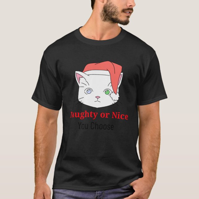 Camiseta Tú eliges a un gato gatito o amable (Anverso)