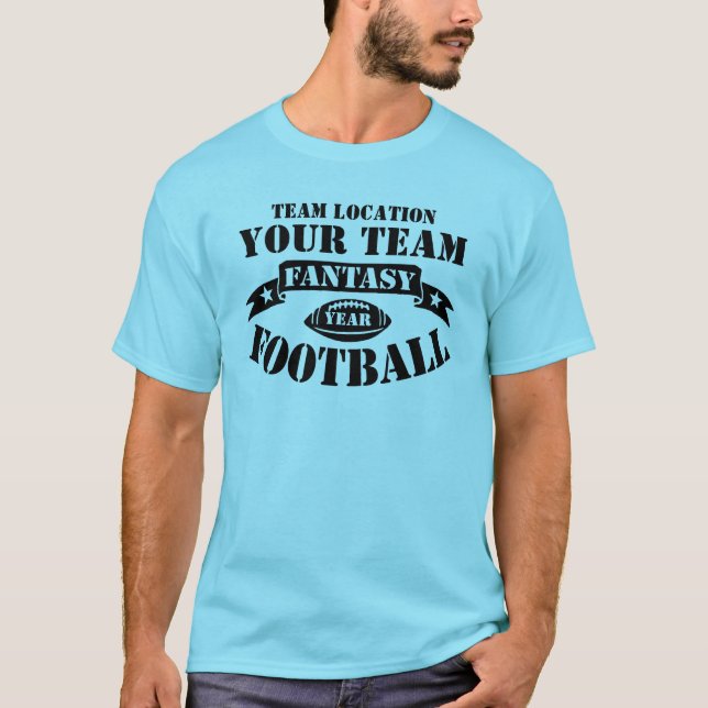 CAMISETA TU EQUIPO FANTASY FOOTBALL POR AÑO (Anverso)