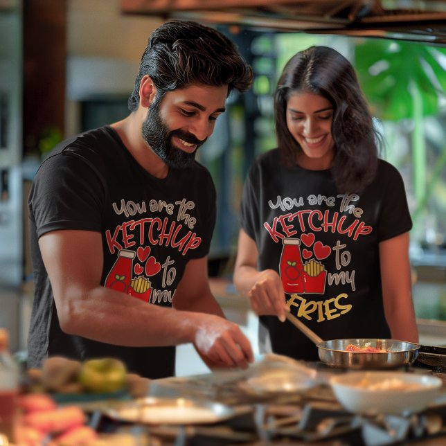 Camiseta Tú eres el Ketchup del Unisex de Mis Fries (You Are the Ketchup to My Fries Unisex T-Shirt)
