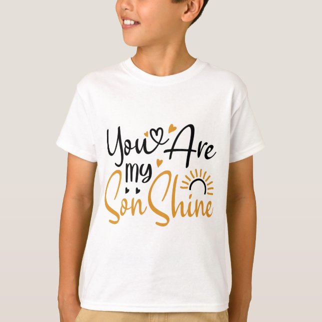 Camiseta Tú eres mi hijo Shine| Mamá E Hijo  (Anverso)
