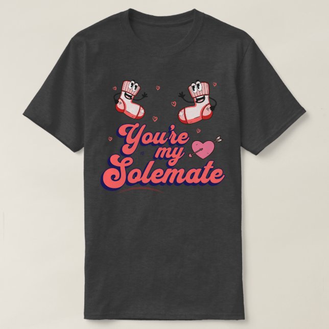 Camiseta Tu eres mi solemate (Diseño del anverso)