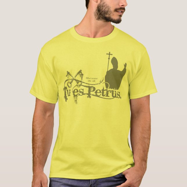 Camiseta Tu Es Petrus (Anverso)