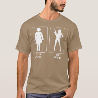 Camiseta Tu esposa mi esposa