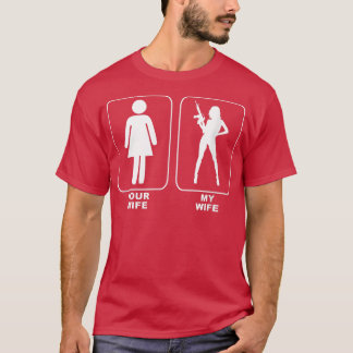 Camiseta Tu esposa mi esposa