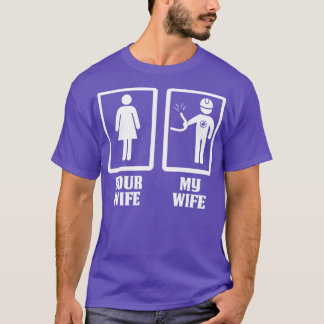 Camiseta Tu Esposa Mi Esposa Electrista Orgullosa