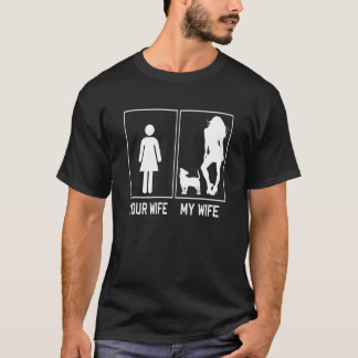 Camiseta Tu Esposa Mi Esposa Jack Russell Para El Esposo