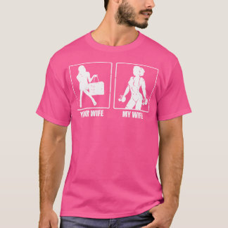 Camiseta Tu Esposa Mi Esposa Levanta El Peso Divertido Dici