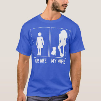 Camiseta Tu Esposa Mi Esposa Yorkie Graciosos Regalos Para