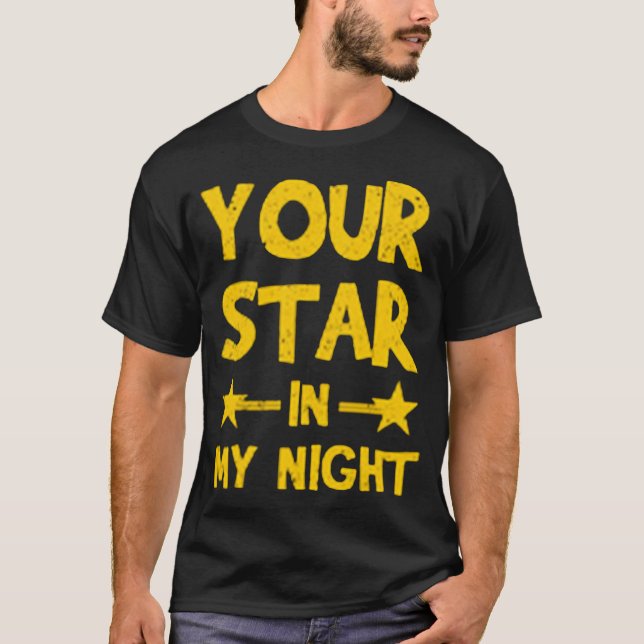 Camiseta Tu estrella en mi noche (Anverso)