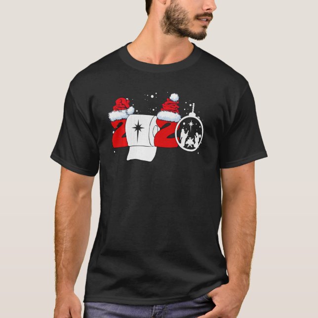Camiseta Tu Feliz Navidad 2020 Cuarentena de Santa Claus (Anverso)