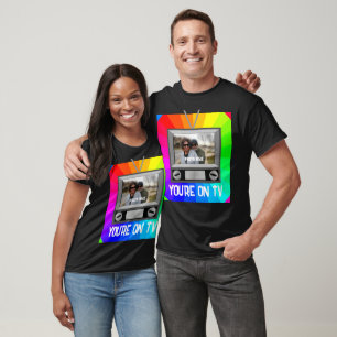 Camiseta TU FOTO AQUÍ Estás en TV
