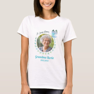 Camiseta Tu Foto En La Memoria Amada Elegante Remberancia