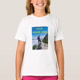 Camiseta Tu foto personalizada, Tu imagen aquí camiseta, Pe
