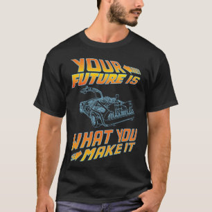 Camiseta Tu Futuro Es Lo Que Haces Un Auto Retro Vintage