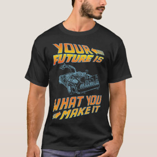 Camiseta Tu Futuro Es Lo Que Tú Lo Hagas Retro Coche Antigu