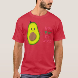Camiseta Tu Guac Mi Mundo Cute Aguacate Boy Pareja Diseño