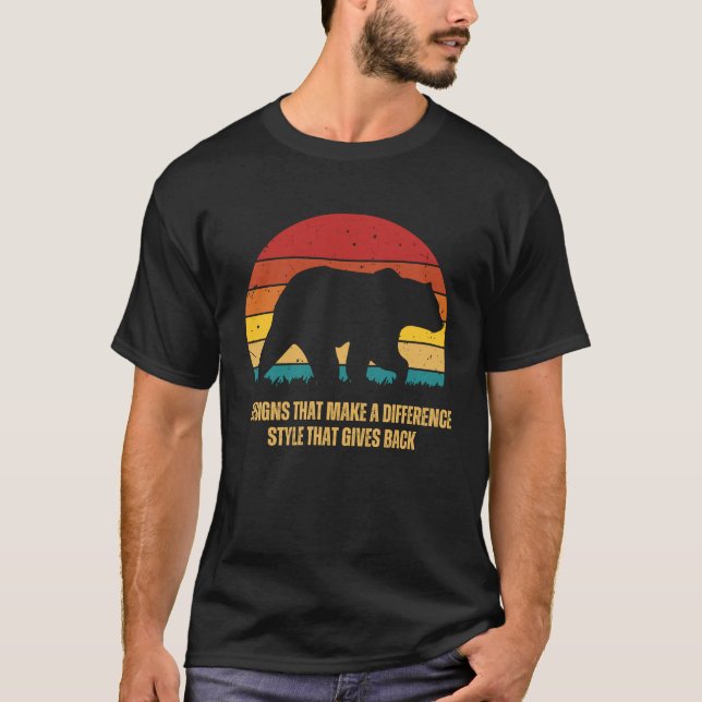 Camiseta tú haces la diferencia todos los días, la diferenc (Anverso)
