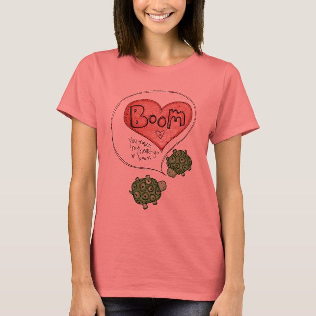 Camiseta tú haces mi corazón (Anverso)