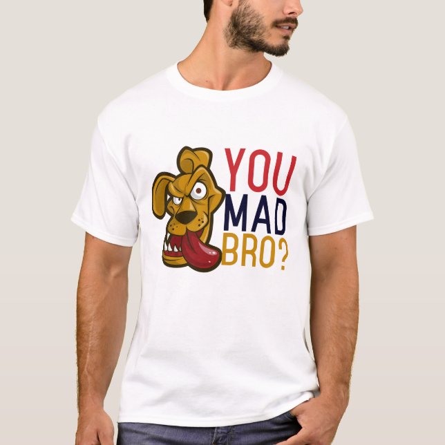 Camiseta Tu hermano loco Personalizado de perro (Anverso)