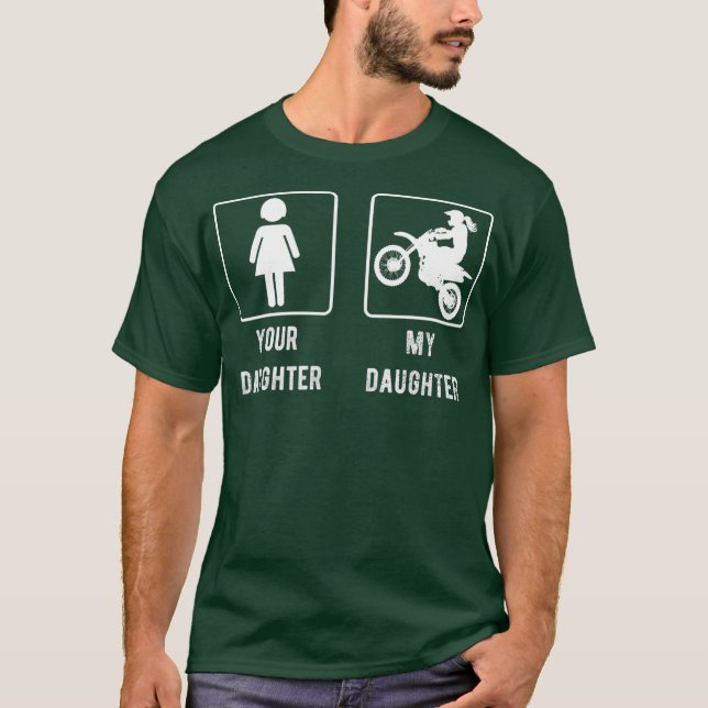 Camiseta Tu hija mi hija mamá o papá Tee Gift (Anverso)
