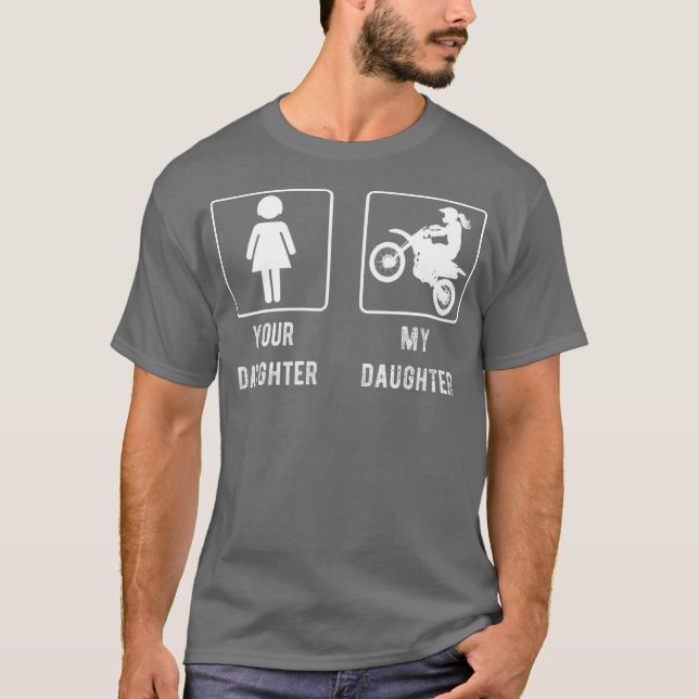 Camiseta Tu hija mi hija mamá o papá Tee Gift (Anverso)