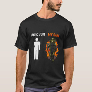 Camiseta Tu hijo mi hijo Bomba Escuadrón de Eod Ingeniero M