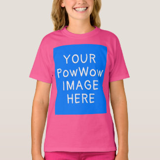 Camiseta Tu imagen de PowWow aquí Personalizado nativo amer