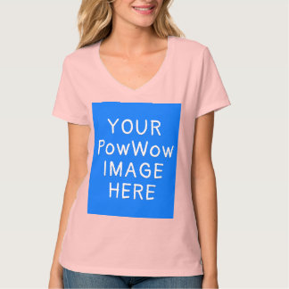 Camiseta Tu imagen de PowWow aquí Personalizado nativo amer