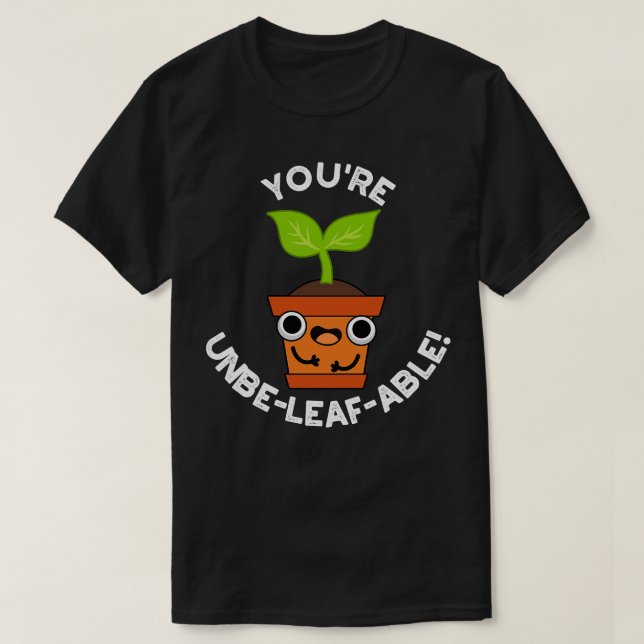 Camiseta Tu Imbelable Planta Positiva Cuta Pun 1 (Diseño del anverso)