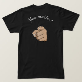 camiseta "tú importas"